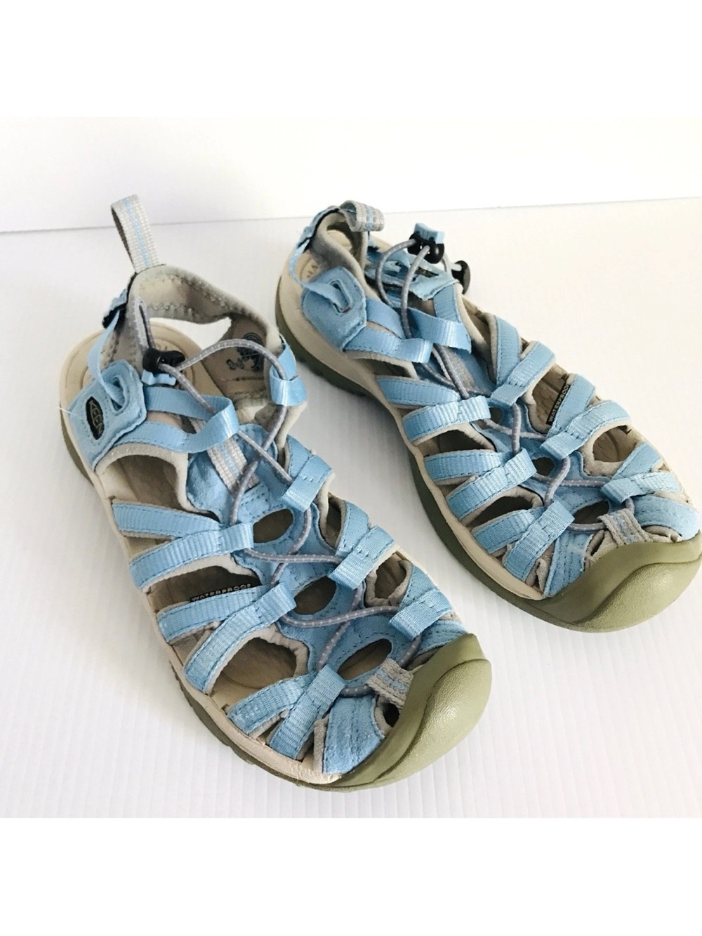 Keen Newport Waterproof Sandals Shoes Womens Size 6.5 Blue Water Outdoor Sport